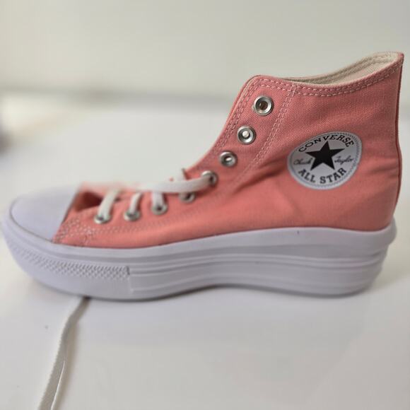 Size9.5- Converse Chuck Taylor All Star Lugged Platform High Pink - Picture 8 of 8